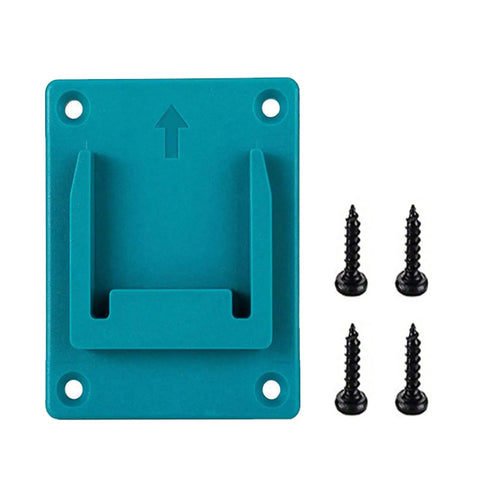Space Saving Wall Mounted Power Tool Rack For Cordless Drills And Impact Drivers Secure Garage Workshop Wall Mount Holder For 14V 18V Tools with screws.