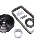 Stage Three Camshaft Kit For Gm LS3 Six Liter V8 Motors Featuring Fully Billet Timing Set with gears and chain components.