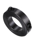 Double Split Shaft Collar, One And A Quarter Inch Rod, Two And One Sixteenth Inch OD, One Half Inch Width, Clamping Style With Set Screw