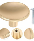Gold Brushed Zinc Alloy Wardrobe Door Handle With Single Hole Cabinet Pull For Kitchen Cupboard And Closet Furniture Replacement
