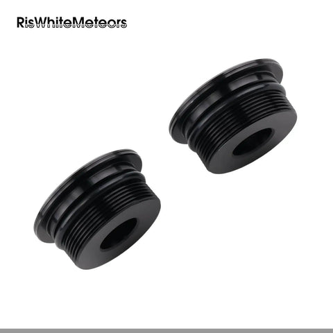 2 Piece Screw Trim Cylinder End Replacement 64E-43821-00-00 For Outboard 115-225HP Marine Grade Durable Direct Bolt On Fit Corrosion Resistant Reduces Wobble And Leaks, black pair
