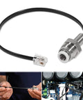 Pro Grade 243222 Replacement Airless Sprayer Pressure Transducer Sensor For Graco FinishPro UltraMax PC Pro Series Paint Sprayers Fits 390 395 490 495 595 650 PC PRO shown with cable and connection components