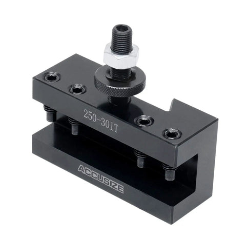 CXA Quick Change Tool Holder For Lathe Turning And Facing 0250-0301T, Steel Usa Style Tool Post close-up