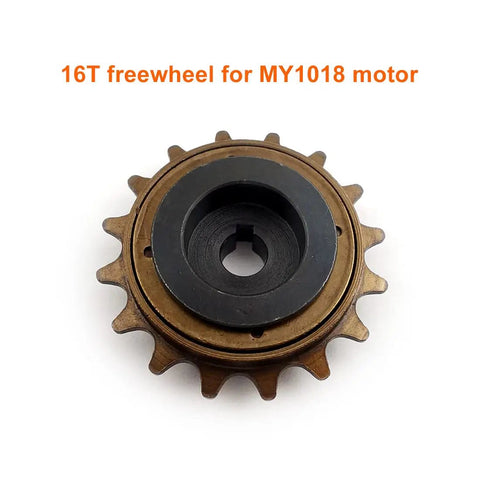 16T freewheel for MY1018 motor in bike spoke chain wheel and rear sprocket kit 32T with 16T freewheel adapter