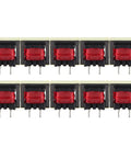 1300 To 8 Ohm Impedance Audio Transformer EE14 Single Phase Oil Immersed And Air Cooled 10 Pack front view