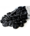 Static Dissipative Latex Conductive Finger Cots Powder Free Extra Large Black Pack Of 720 for spa, healthcare, and industrial jobs.