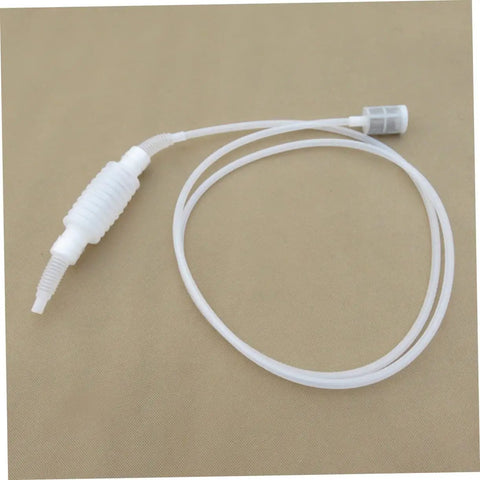 Blocking Filter Tube Siphon Front Screen For Oil Water And Liquid Transfer For Aquariums, Lawn Equipment, And Emergency Gas Extraction, Easy Siphon Pump With Anti Blockage Design For Safe, Mess Free Manual Transfer, white plastic tube