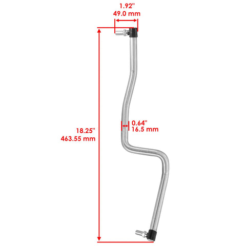 Heavy Duty Steering Wheel Drag Link For John Deere 100 And 100 Series Tractors E100 E110 E120 E130 E140 E150 E160 D105 D110 D125 D130 D140 D155 D160 Bolt On Direct Fit No Fuss Install, 18.25 in