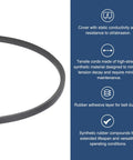 Classic Wrapped Rubber V Belt 3L370, 37 Inch Outside Circumference, 3/8 Inch Width, 7/32 Inch Height, 3L Profile