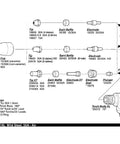 Detailed diagram of Plasma Cutting Consumables Kit 100Pcs Includes Shield Cups Nozzles Swirl Baffles Electrodes For PT31 Cutter Torch