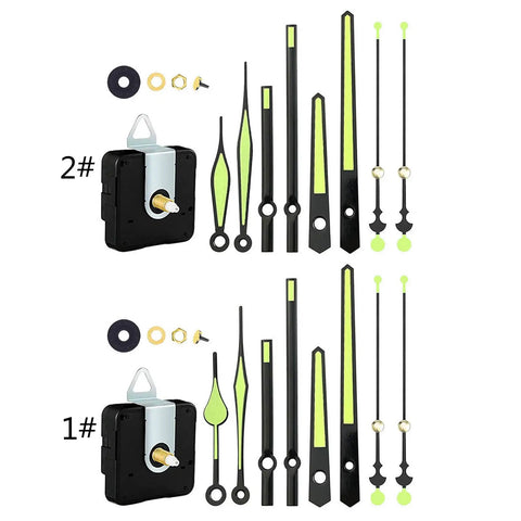 Quartz Clock Movement Kit For Repair And Replacement With Short Shaft, DIY Friendly Wall Clock Mechanism, tools, hands