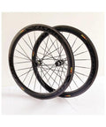 Carbon Fiber 700C Road Bike Wheel Set With 50mm Clincher Rim, disc brake, ultralight alloy, double wall, 24H, pro-grade performance