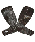 Steampunk Seahorse Cooling Arm Sleeves With Thumb Holes Upf 50+ Sun Protection Stretchable Compression Gear For Golf And Running, view of armbands.