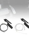 36 Inch Mechanical Pedal Cable Assembly For LS Projects, Plug And Play Throttle Linkage Upgrade, Quick Install Accelerator Cable Routing, Easy Conversion Setup, Smooth Pedal Travel And Reliable Response For Your Engine Build, black pedal kit with 36 inch cable