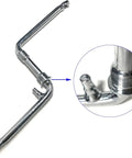 Wide Pedal Crank Kit One Piece Crank for Two Stroke Gas Motorized Bicycle 48cc 66cc 80cc detailed view