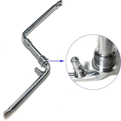 Wide Pedal Crank Kit One Piece Crank for Two Stroke Gas Motorized Bicycle 48cc 66cc 80cc detailed view