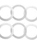Two Pack NTA3244 2TRA Thrust Needle Roller Bearings With Washers, 2 Inch Bore, 2.74 Inch Outer Diameter, 0.14 Inch Thick, Chrome Steel ABEC5