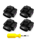 4 Pack Ignition Coil Connector Repair Kit Fits VW Passat Tiguan Beetle Golf Jetta And Audi A3 A4 A5 A6 Q7 TT R8 Harness Plug Replacement 4B0973724 Direct Fit, shown with needle extractor.