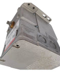 Heavy Duty Motorized Damper Actuator M7284A1004 side view of aluminum casing with clear label for HVAC airflow control.