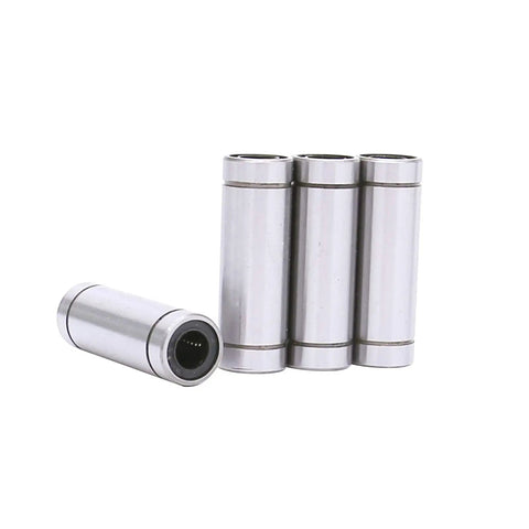 LM8LUU Linear Ball Bearing 8x15x45mm Pack of Four For CNC Rigs And 3D Printer Builds, Smooth Precise Linear Motion