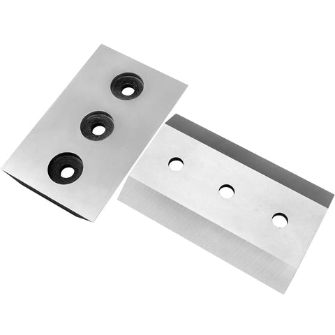 2 Pack Wood Chipper Knife Blades For BC1400 BC1500 Beefy Steel Construction Replacement Cutters With Double Edge And 30 Degree Bevel