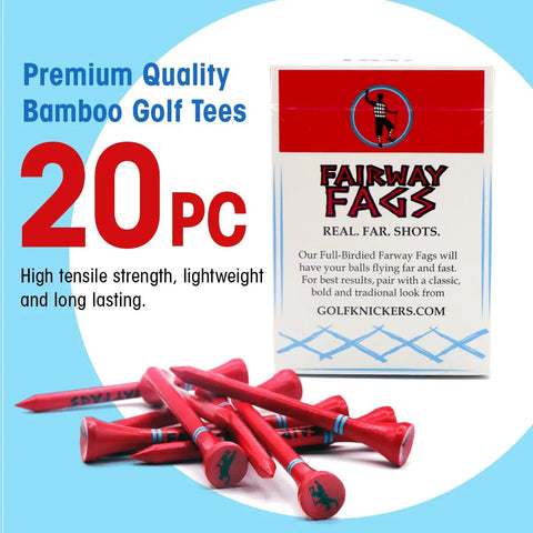 Eco Friendly Golf Tee Caddy Box With 20 Two And Three Quarters Inch Wooden Tees, premium quality bamboo tees and packaging.