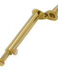 Adjustable Brass Powder Measure For Muzzleloading With Static Free Construction And Swivel Funnel Delivers About 120 Grains Of Black Powder