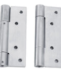 2 Pack Self Closing Door Hinges With Hydraulic Buffer For Quiet Smooth Auto Close, stainless steel spring hinge