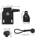Upgrade Your Blinds With This Heavy Duty Solar Roller Shade Kit Featuring Secure Ball Lock And Elastic Cord Design For Durable Outdoor Use Or Office Window Repairs That Hold Up To Tough Wind. black roller shade repair kit parts, 7.5cm lock