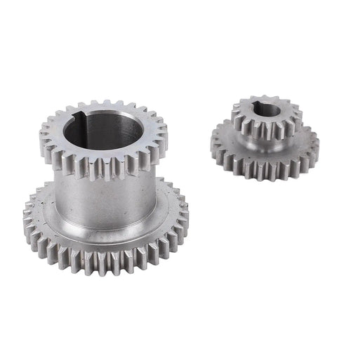 Ruggedly Built Lathe Duplicate Gear Set Boosts Your 0618 7x12 7x14 Mini Lathes with precision hardened steel gears.