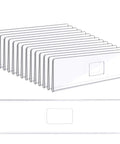 Clear Acrylic Wall Name Plate Holders 15 Pack 2 X 8 Inches With Adhesive Tape And 50 Double Sided Foam Tapes stacked