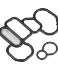 Solenoid Gasket Spool Valve Filter Screen Replacement Set For Honda Ridgeline And Compatible With Accord Odyssey Pilot Models From 1998 To 2014 Pack Of 2 Black Easy Install