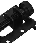 Close-up of Side Mount Heavy Duty Furniture Levelers 4 Pack With PVC And Steel Adjustable Right Angle Feet For Cabinets Tables And Chairs