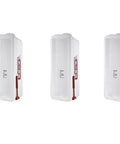 Five Pack White Surface Mount Fire Extinguisher Cabinet With Hammer Hook And Warning Label Heavy Duty Outdoor Lock Box.