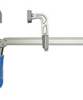 Slick Auto Adjust Bar Clamp For Woodworking And DIY Assembly Self Adjusting One Hand Press Tool Delivers Consistent Pressure Without The Hassle Precision Shop Essentials, 24 inch length with ergonomic handle.