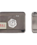 No Stress Keyless Door Deadbolt With Beast Mode Electronic Smart Lock Core Brushed Stainless Steel Housing and fob.