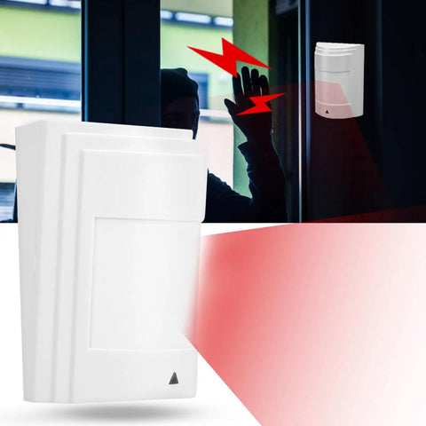 Wired Dual PIR Motion Sensor With 12V High Decibel Infrared Alarm For Top Notch Home Security Setup To Keep Your Spot Locked Down Tight Through Bedrooms And Living Rooms