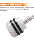Heavy Duty 500CC Auto Fluid Extractor Pump With Reinforced Suction Hose showing double rubber ring design for leak-free fluid transfer.