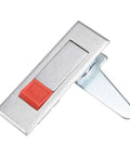 Electric Cabinet Door Cam Lock With Red Push Button Fits 0.16 Inch 4mm Thick Panels Durable Zinc Alloy Lock Shell For Cabinets MS6032