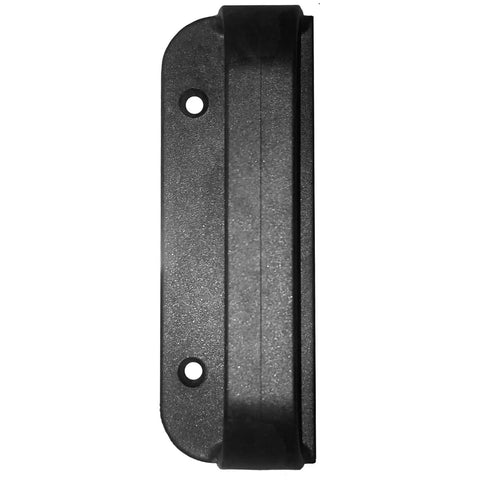 Top view of Universal Nylon Gate Handle Pull Black Heavy Duty Gate Hardware That Just Works On Wood Metal And Vinyl Gates 1 Pack
