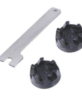 Blender Drive Coupling With Spanner Kit Fits KSB5WH KSB5 KSB3 Replacement Parts With Removal Tool Includes Two Couplers And Spanner Wrench No Extra Tools Needed For Compatible Home Countertop Blenders, two couplers and metal wrench