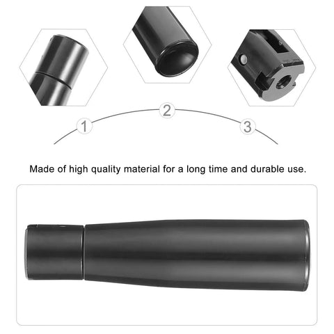 Heavy Duty Black Bakelite Folding Swivel Crank Handle For Machines showing detailed views of durable design and quality material.