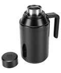 Portable 1300Ml Car Electric Kettle 12V And 24V Plug with handle and lid, designed for brewing coffee and tea on the go.