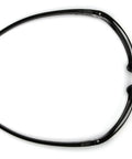 Heavy Duty Rimless Safety Glasses Featuring Badass Scratch Resistant Polycarbonate Lenses And Iron Clad Uv Shielding For Relentless Indoor And Outdoor Jobs Pack Of Twelve angled view of black frame