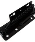 80 Degree Spring Lift Top Hinge For Cabinets And Beds Easy Lift With Smooth Folding Steel Construction shown in black steel material