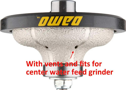 Three Quarter Inch Ogee Diamond Hand Profile Wheel For Granite Concrete Marble And Countertop Edges Coarse Grit Router Bit
