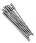 Get Your Hands On Six Pack Of Top Shelf S2 Steel Magnetic Screwdriver Bits Perfect For Any Tough DIY Job Plus Electric Drill And Hand Tool Repairs Around The House, six S2 steel magnetic driver bits