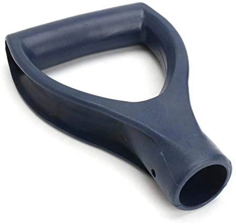 34mm Plastic D Grip Shovel Handle Replacement For Garden Spade Fork And Snow Shovel Beefed Up Durable Black And Blue Handle