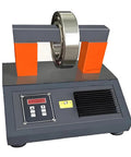 Heavy Duty Bearing Induction Heater With Smart Digital Temp Control From Zero To Three Hundred Celsius shows a sleek metal design with a bearing in place.