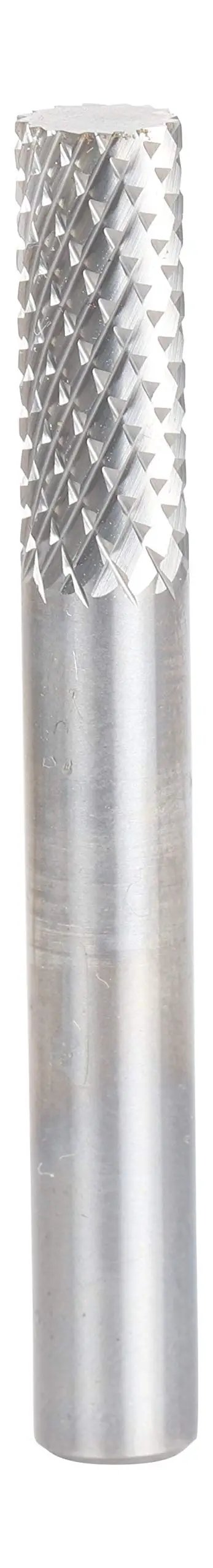 8 Piece Pro Grade Carbide Burr Set For Metal Removal With 1/4 Inch Cutting Diameter And 1/4 Inch Shank, cylindrical burr